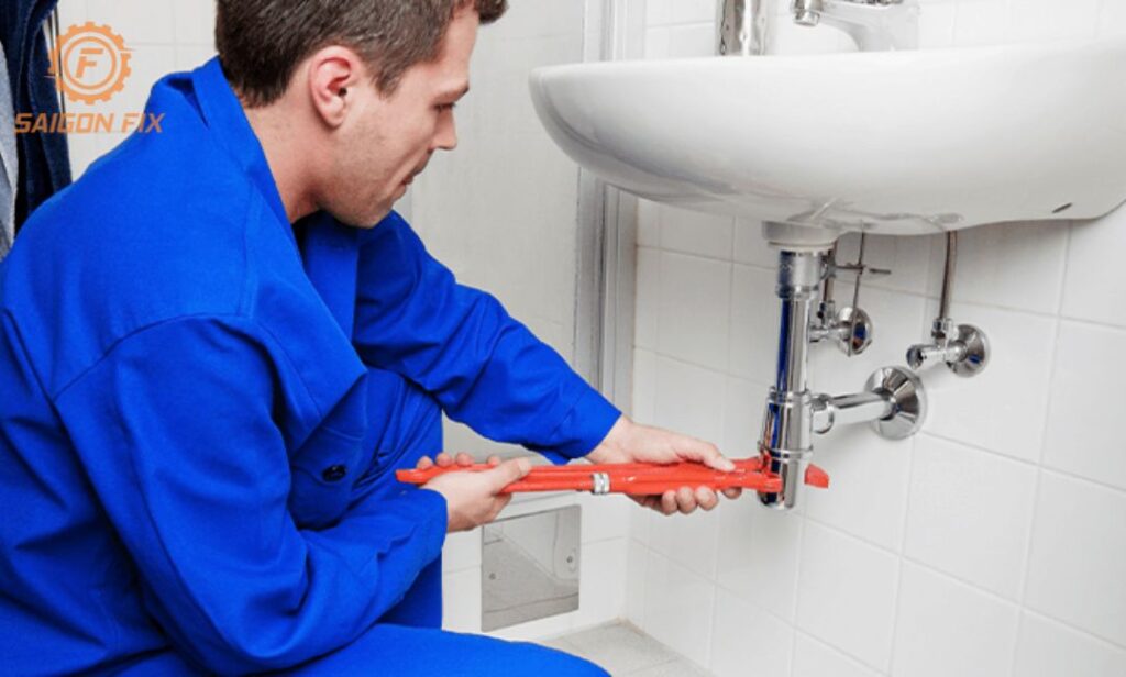 lắp đặt lavabo treo tường