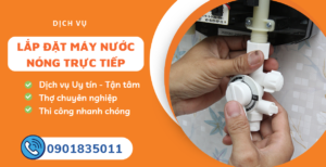 lắp đặt máy nước nóng trực tiếp