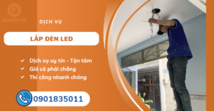 lắp đèn led