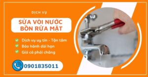 sửa vòi nước bồn rửa mặt