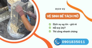 vệ sinh bể tách mỡ