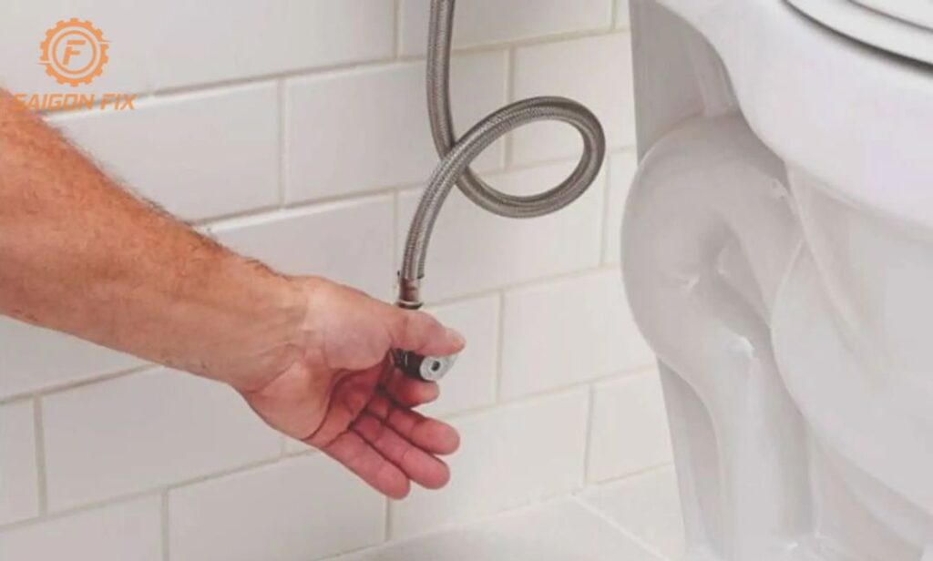 Cách sửa vòi xịt bồn cầu bị rỉ nước