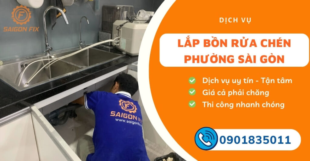 lắp bồn rửa chén phường Sài Gòn