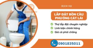 lắp đặt bồn cầu phường Cát Lái