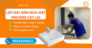 lắp đặt bồn rửa mặt phường Cát Lái