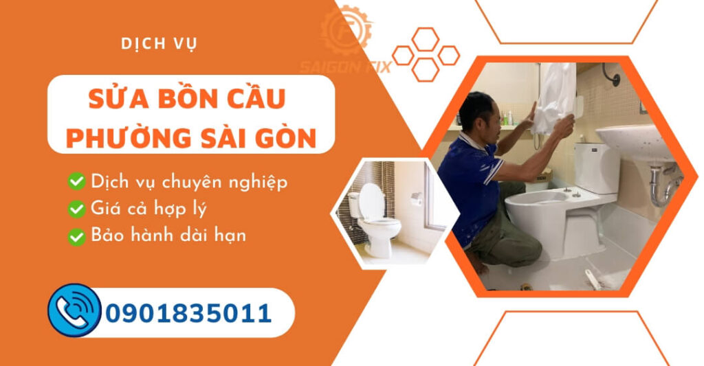 sửa bồn cầu phường Sài Gòn