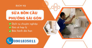 sửa bồn cầu phường Sài Gòn