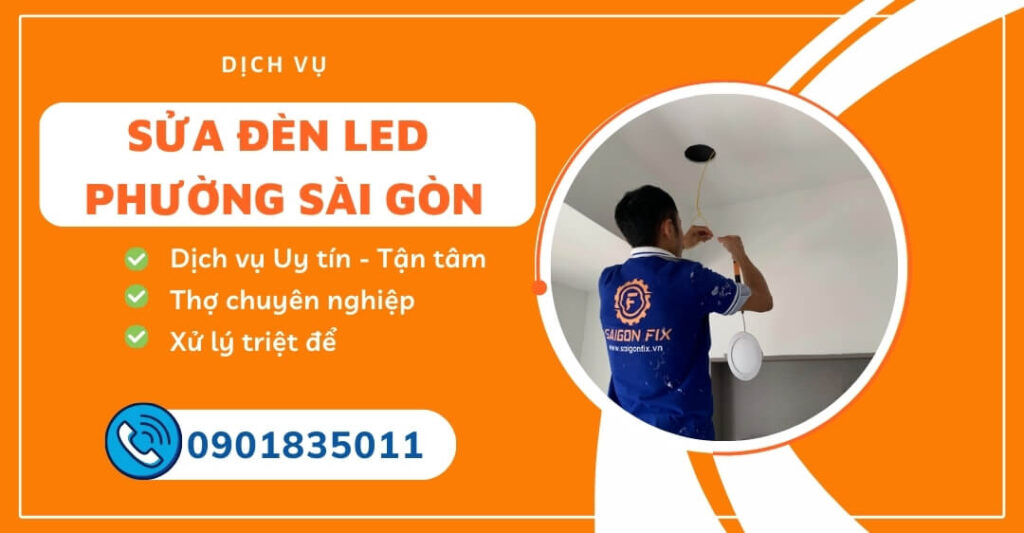 sửa đèn led phường Sài Gòn