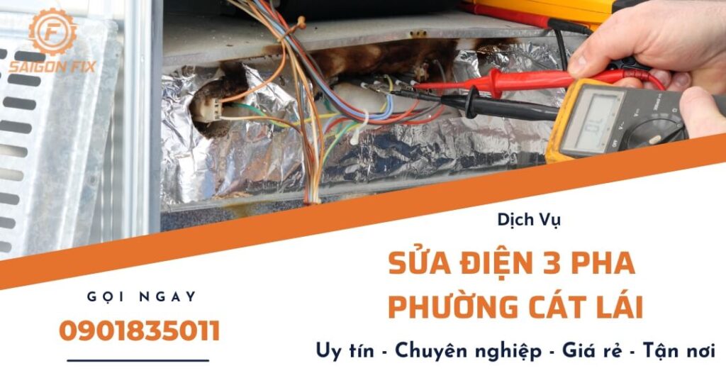 sửa điện 3 pha phường Cát Lái