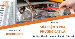 sửa điện 3 pha phường Cát Lái