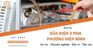 sửa điện 3 pha phường Hiệp Bình