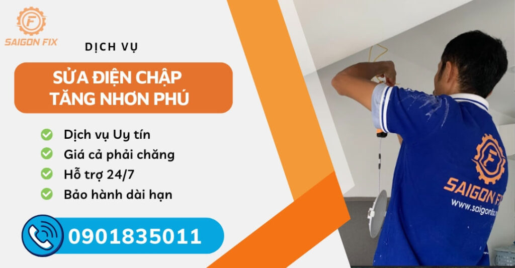 sửa điện âm tường phường Tăng Nhơn Phú
