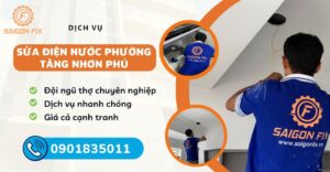 sửa điện nước phường Tăng Nhơn Phú