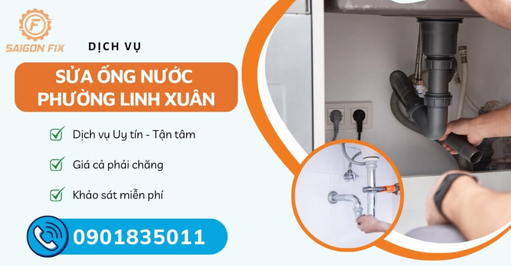 sửa ống nước phường Linh Xuân