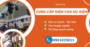 cung cấp điện cho sự kiện
