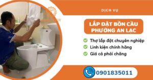 lắp đặt bồn cầu phường An Lạc