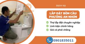lắp đặt bồn cầu phường An Nhơn