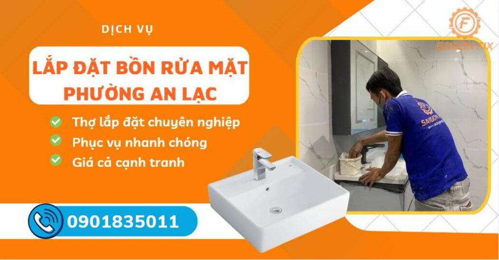 lắp đặt bồn rửa mặt phường An Lạc