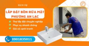 lắp đặt bồn rửa mặt phường An Lạc