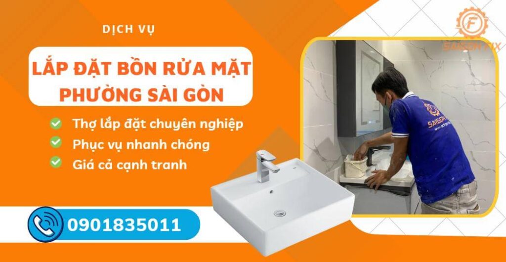 lắp đặt bồn rửa mặt phường Sài Gòn