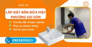 lắp đặt bồn rửa mặt phường Sài Gòn