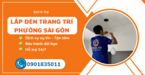 lắp đèn trang trí phường Sài Gòn