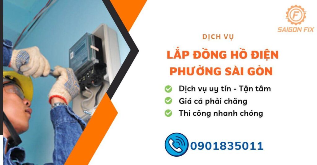 lắp đồng hồ điện phường Sài Gòn