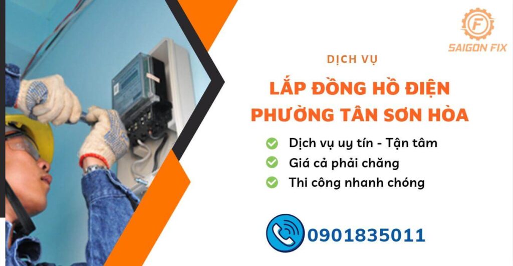 lắp đồng hồ điện phường Tân Sơn Hòa