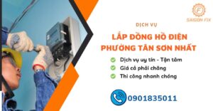 lắp đồng hồ điện phường Tân Sơn Nhất