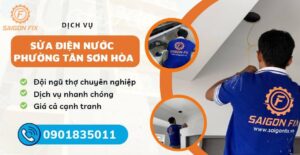sửa điện nước phường Tân Sơn Hòa